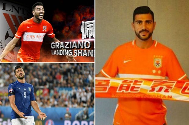 Graziano Pelle has moved from Southampton to Shandong Luneng for £13million