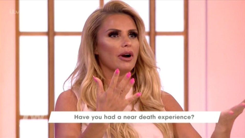 Katie Price revealed her husband Kieran Hayler "saved her life" after passing out in the ocean