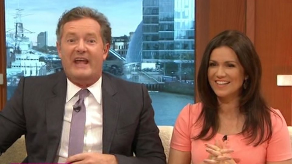 Piers made a tongue in cheek apology after his racy comment