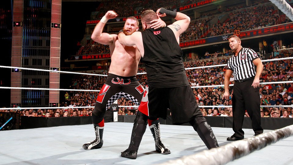 WWE fans were excited to see Sami Zayn and Kevin Owens going at it