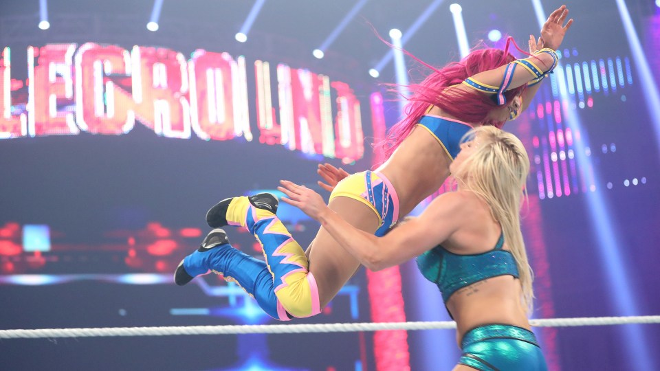 Banks and Bayley fought hard against champions Charlotte and Dana Brooke