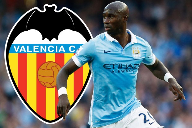 Manchester City defender Eliaquim Mangala is linked with a move to Valencia