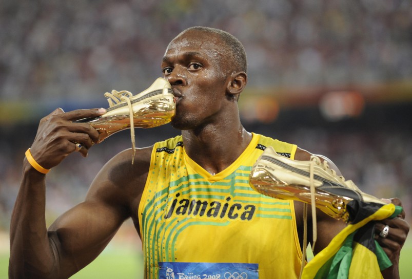  Usain Bolt's first golds were won in Beijing in 2008