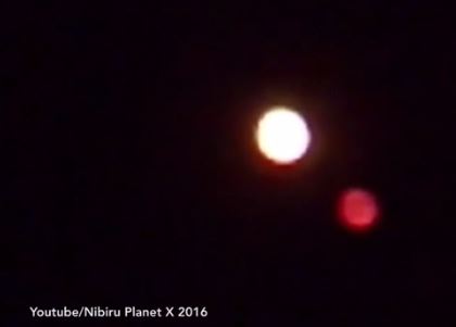  This is an image which is alleged to show Nibiru alongside the moon