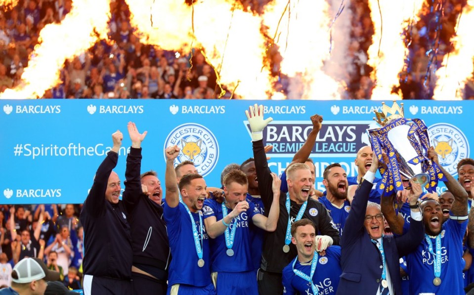  Leicester were Premier League champions last season