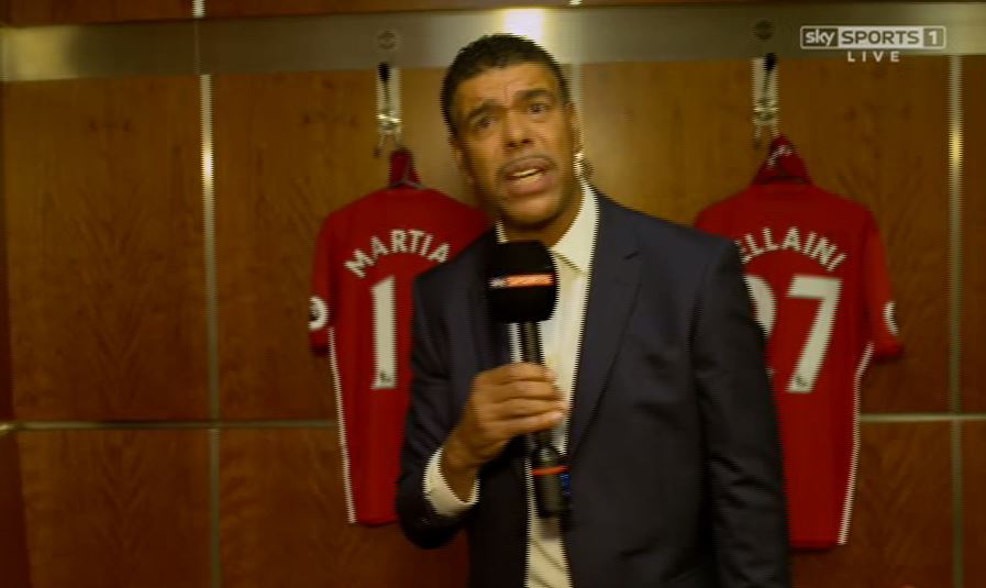  Chris Kamara also featured on the Friday Night Football coverage