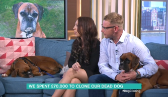  This couple have upset viewers getting their dog cloned