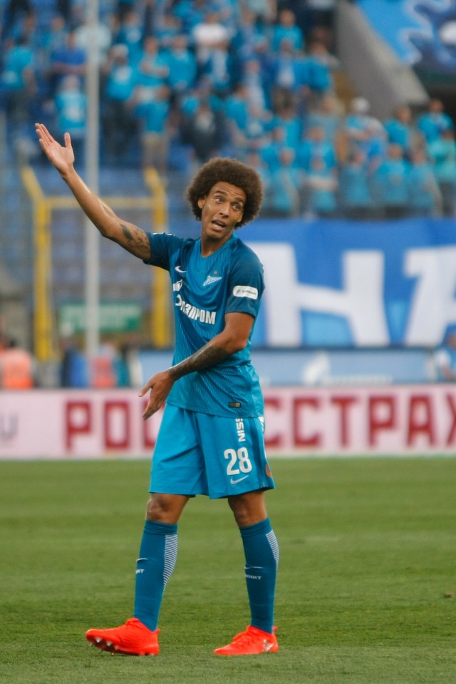  Axel Witsel has recently stated he want to see out contract with Zenit St Petersburg