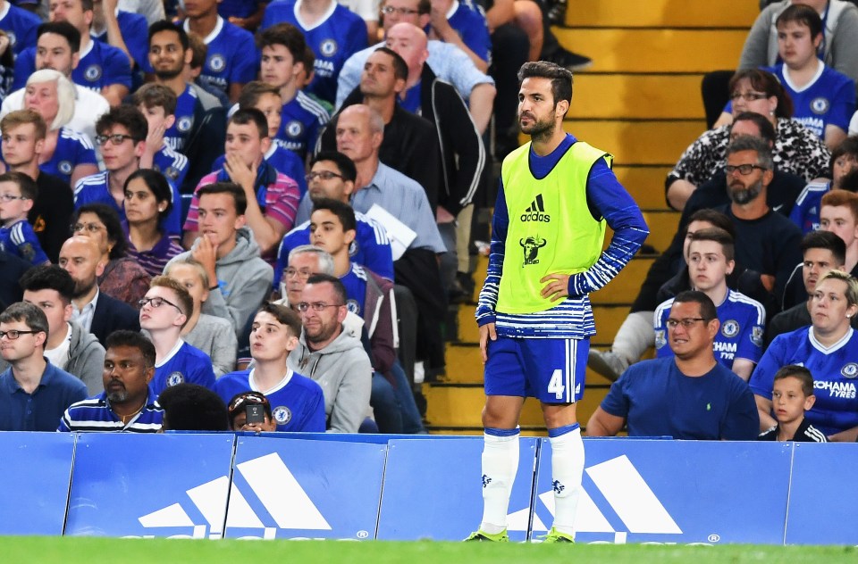  Cesc Fabregas has been heavily linked with a move away from Chelsea this summer