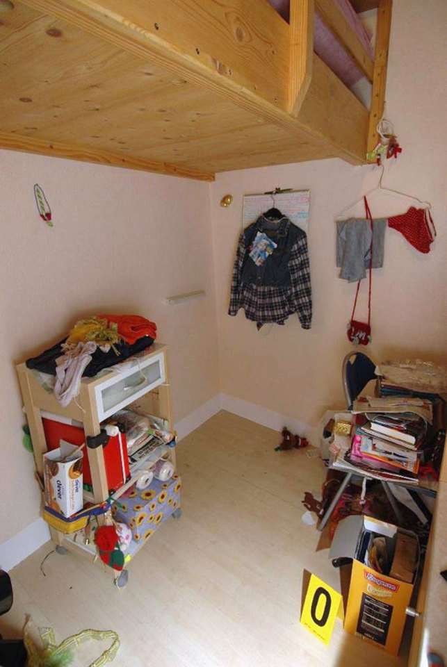 Inside the hidden room in the house where Natascha Kampusch was kept hidden