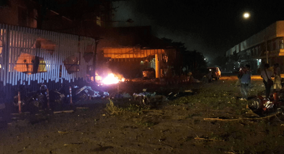  The bomb went off in a popular tourist district in Pattani