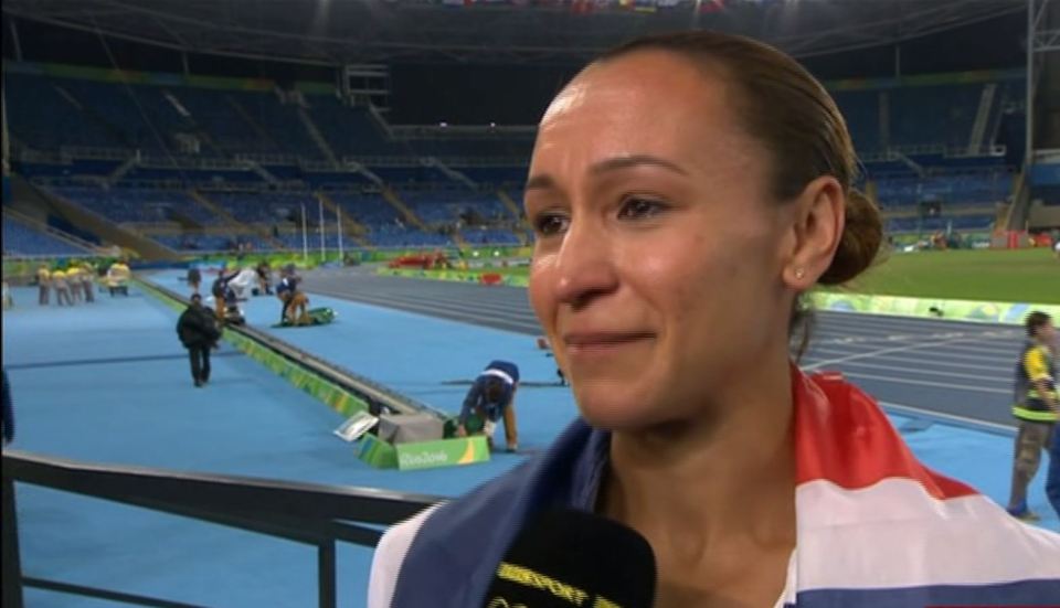 Jessica Ennis-Hill asked the BBC presenter to stop making her cry as she admitted she was thinking about retirement