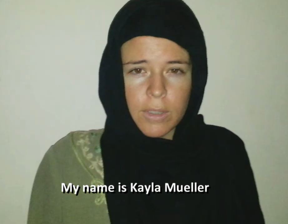  Kayla Mueller's proof of life video that was sent by ISIS to her family