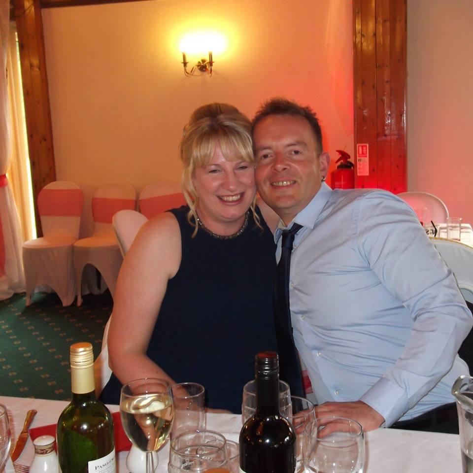  Mark Goldsmith with his partner Tracy Houghton before her tragic death