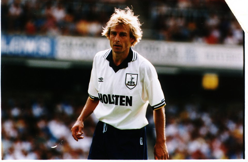 Jurgen Klinsmann's diving celebration for Spurs became one of the Premier League's most iconic moments