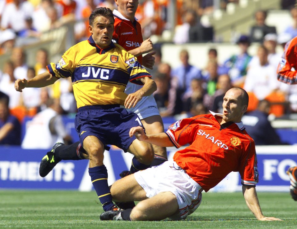 Marc Overmars was another Gunners player that Stam played with at international level