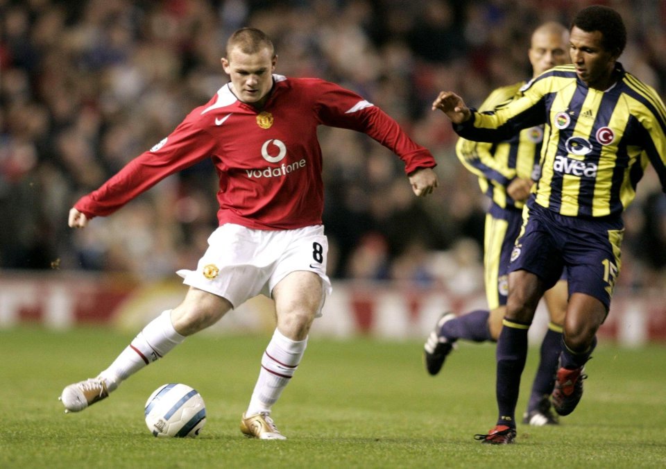 Wayne Rooney netted three on his Manchester United debut against Fenerbahce in 2004