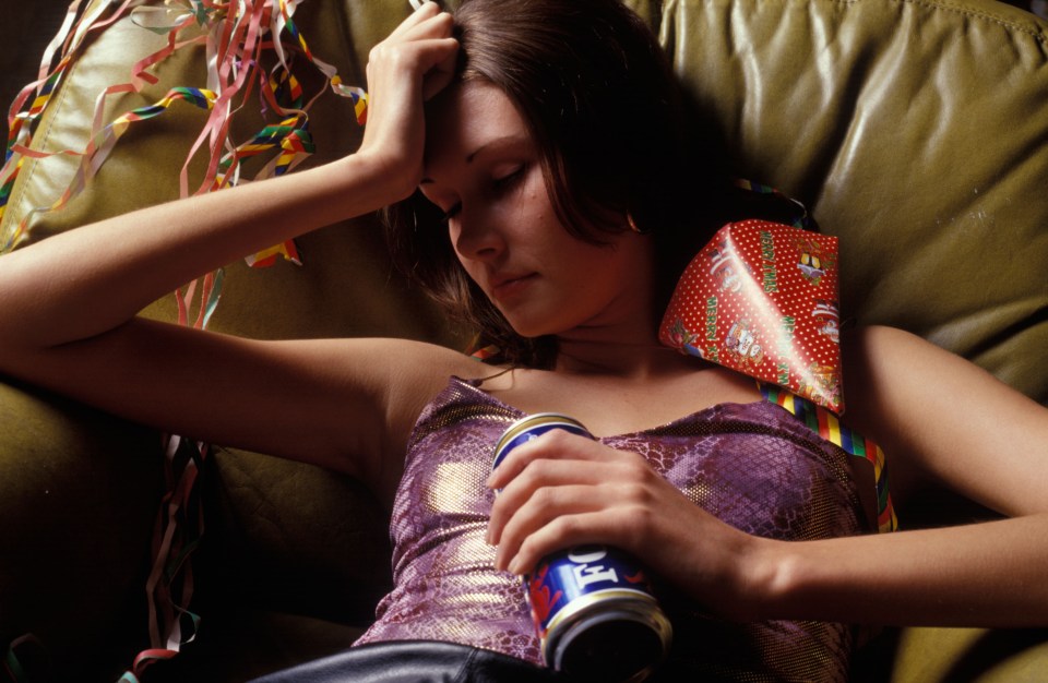  Fifteen per cent of teens surveyed admitted they have been admitted to hospital after boozing