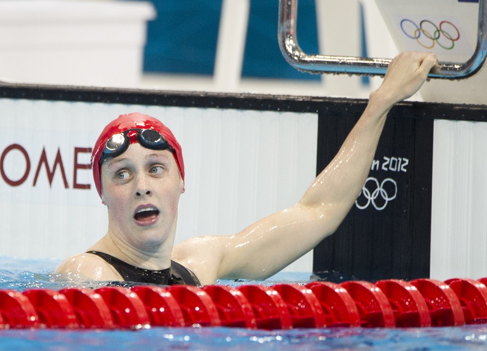 Hannah Miley finished fifth in the 400 metre individual medley at London 2012