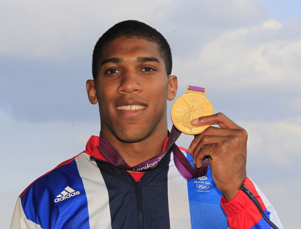 Anthony Joshua won gold at London 2012 before taking the world by storm