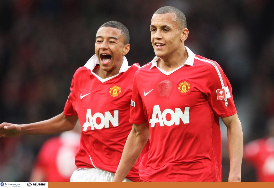  Morrison played with Jesse Lingard for United's youth team