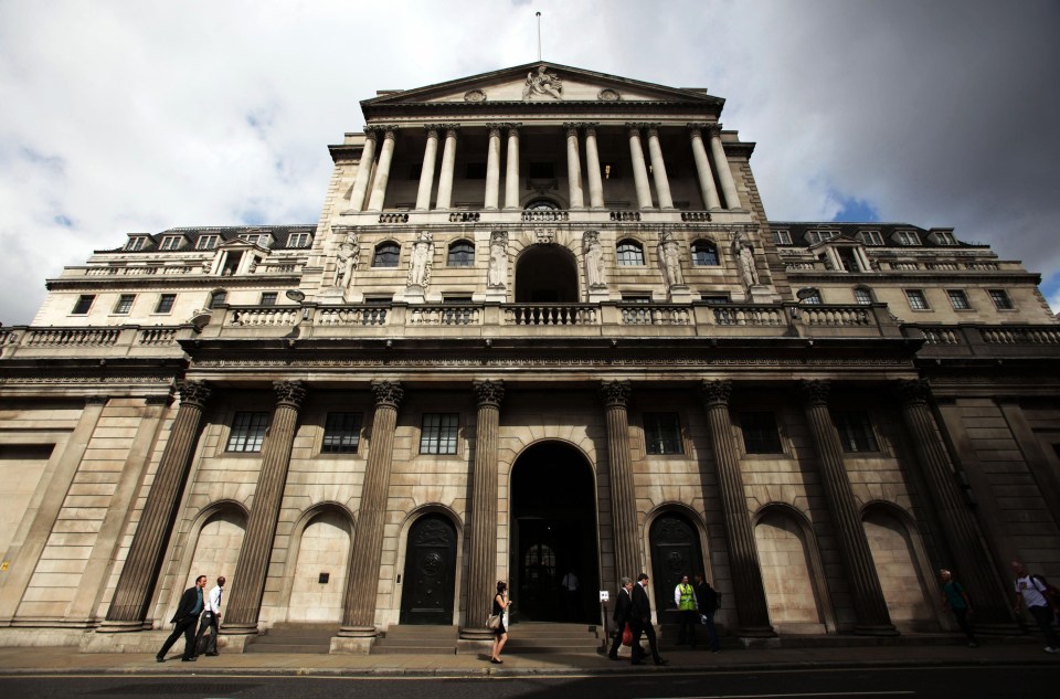 the Bank of England 