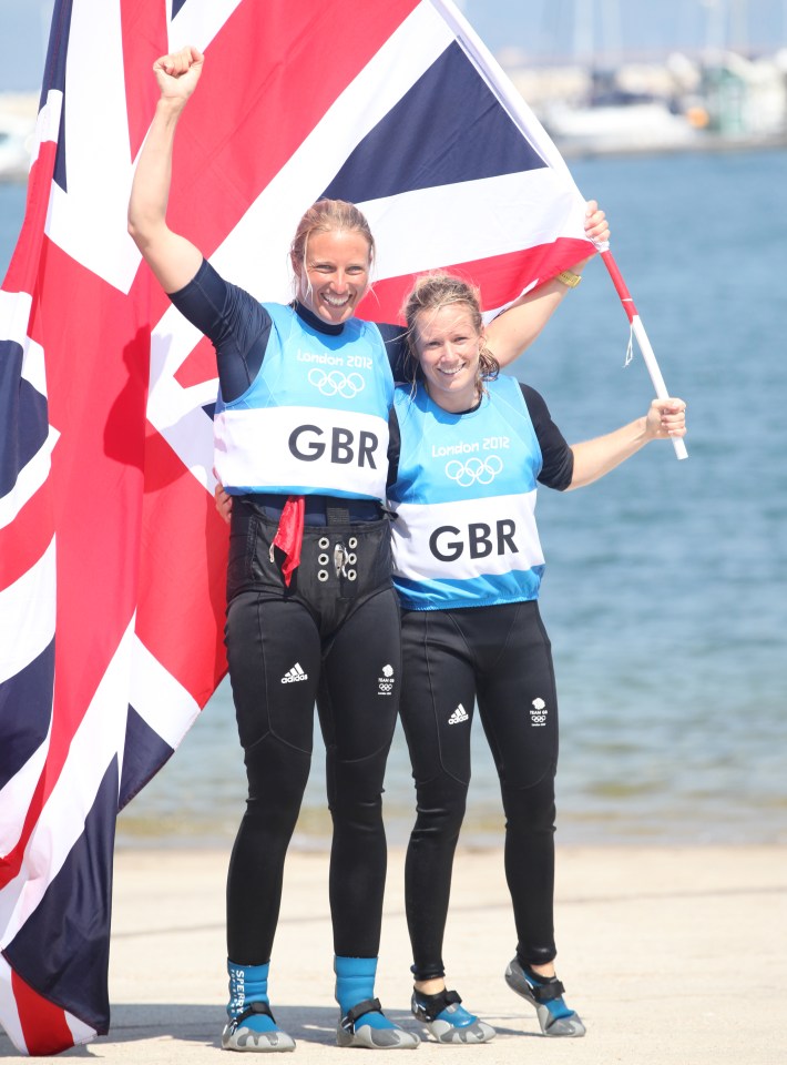  Saskia Clark added experience to the pair when they sailed at London 2012