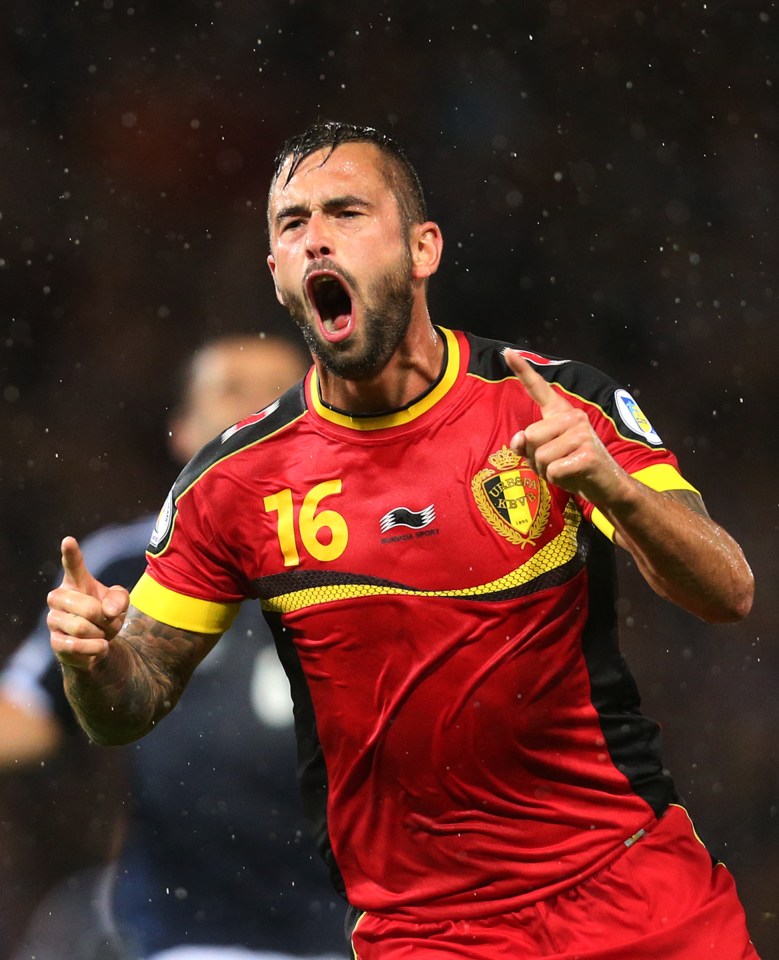  Central midfielder Defour has racked up 46 caps for Belgium, scoring twice