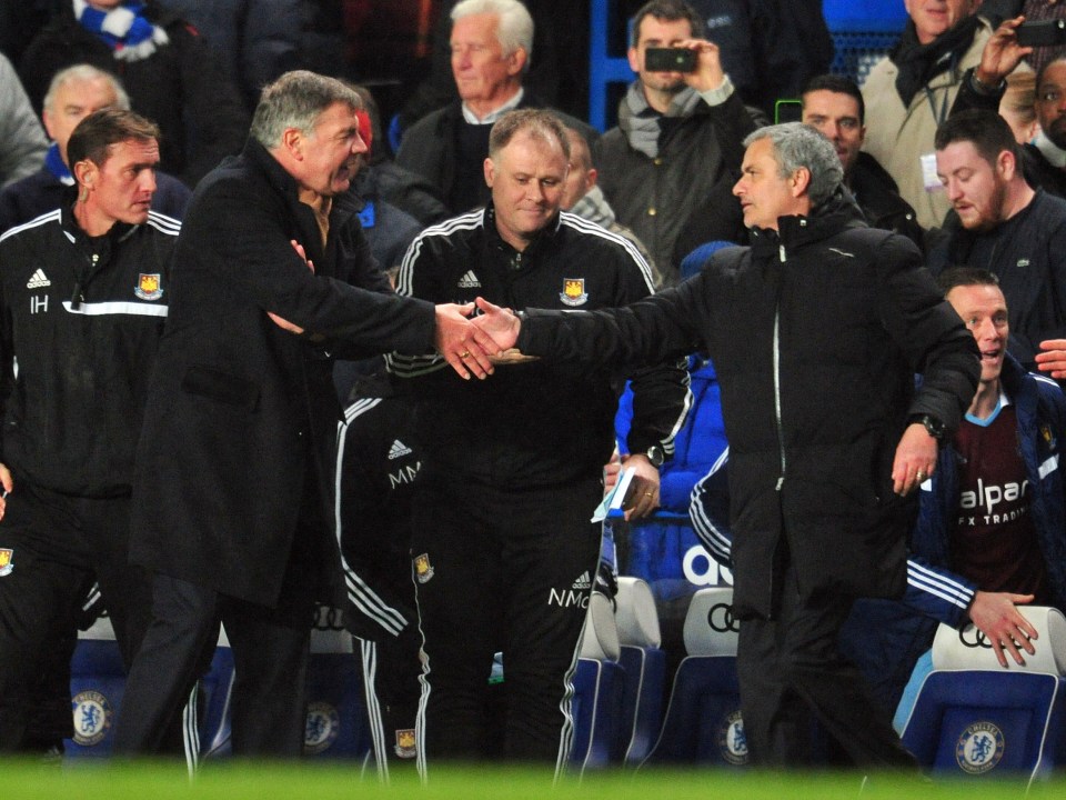 Sam Allardyce and Jose Mourinho