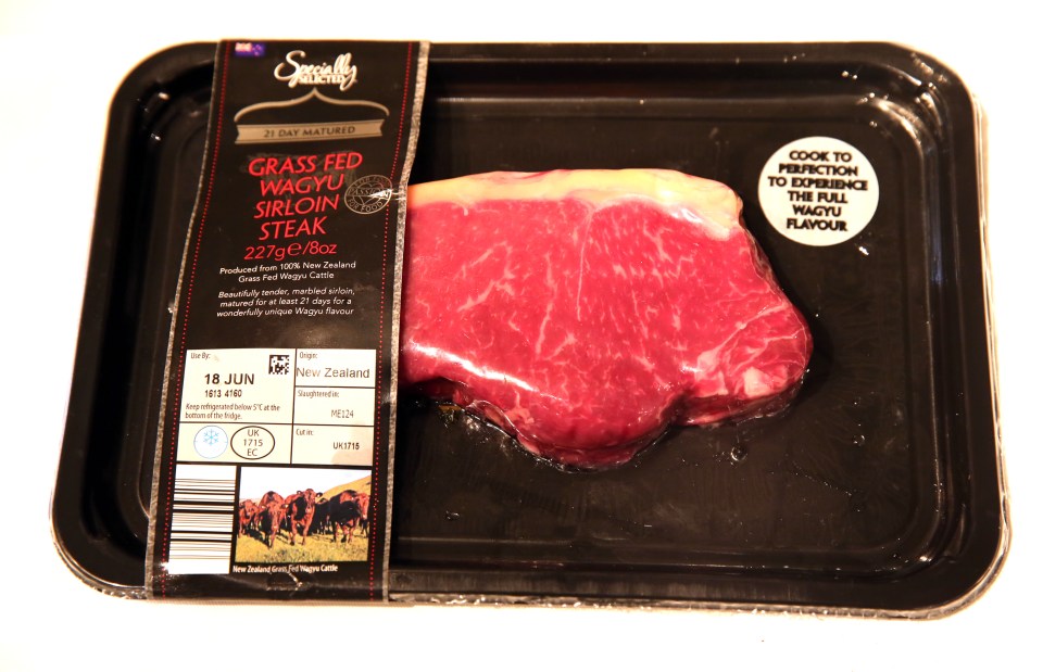 Aldi Wagyu steak £4.99