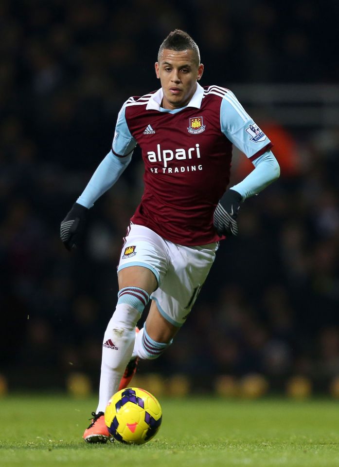  The former Manchester United trainee spent three years at West Ham