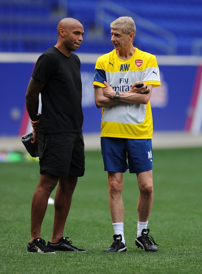 Thierry Henry left the club this summer after Wenger issued him with an ultimatum