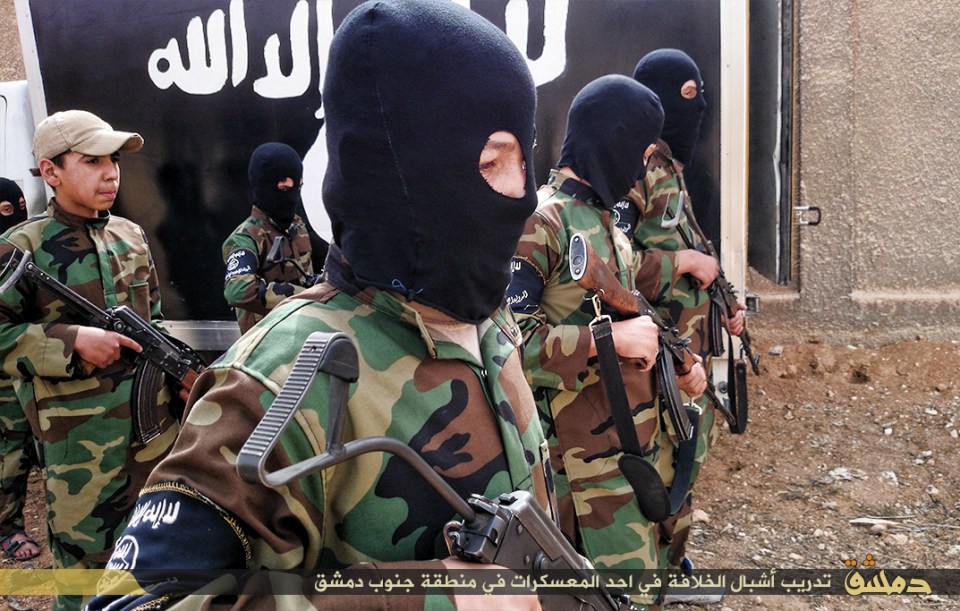  A tough ISIS training camp for child recruits as young as eight