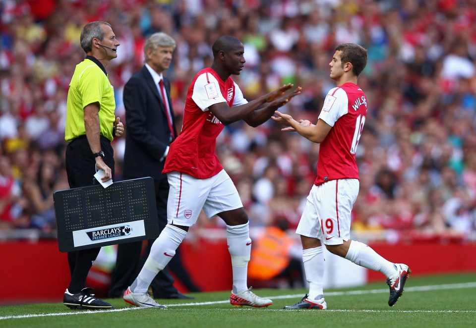  Benik Afobe and Jack Wilshere during their time together at Arsenal