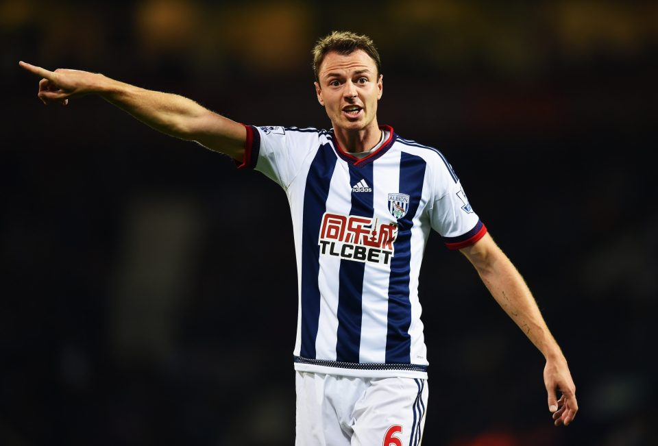  Evans only signed for West Brom from Man United last summer