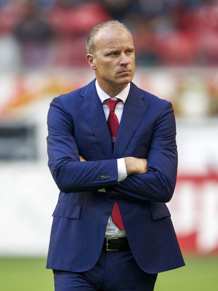 Former Gunners striker Dennis Bergkamp is now assistant boss at Ajax