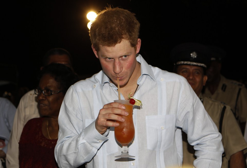  Hugh's pal Prince Harry was one of 800 guests amid tight security at the lavish birthday party