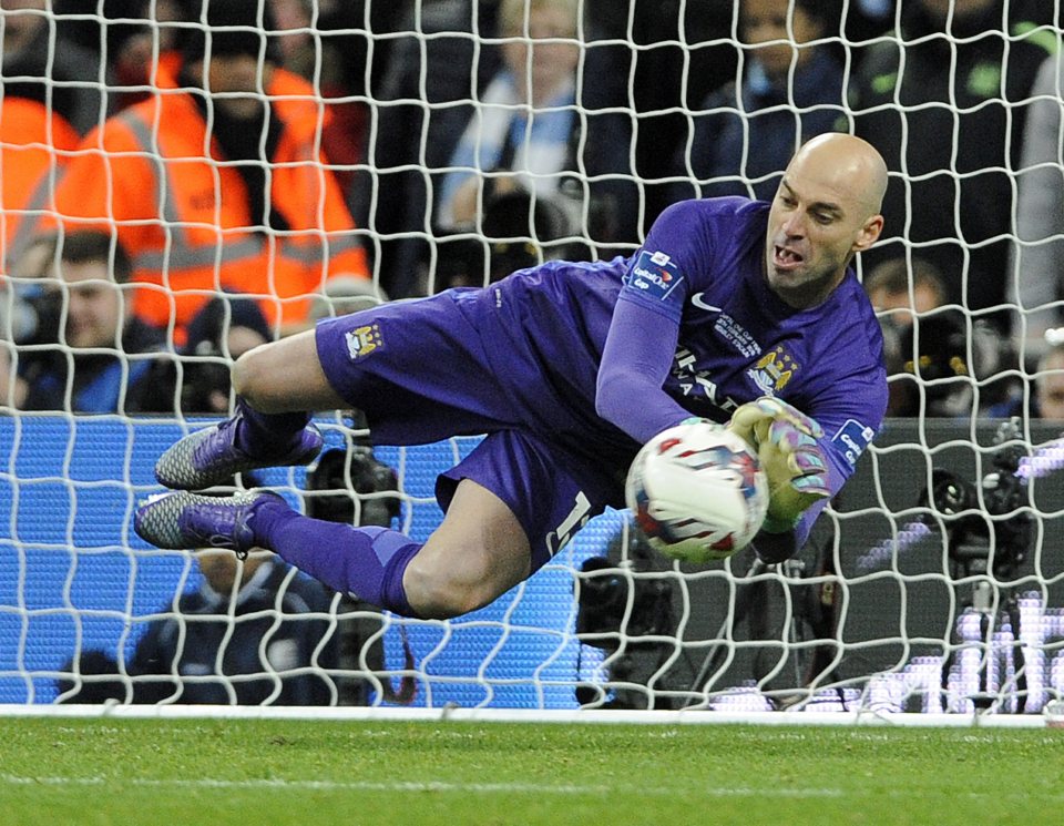  Willy Caballero will continue as back-up for City