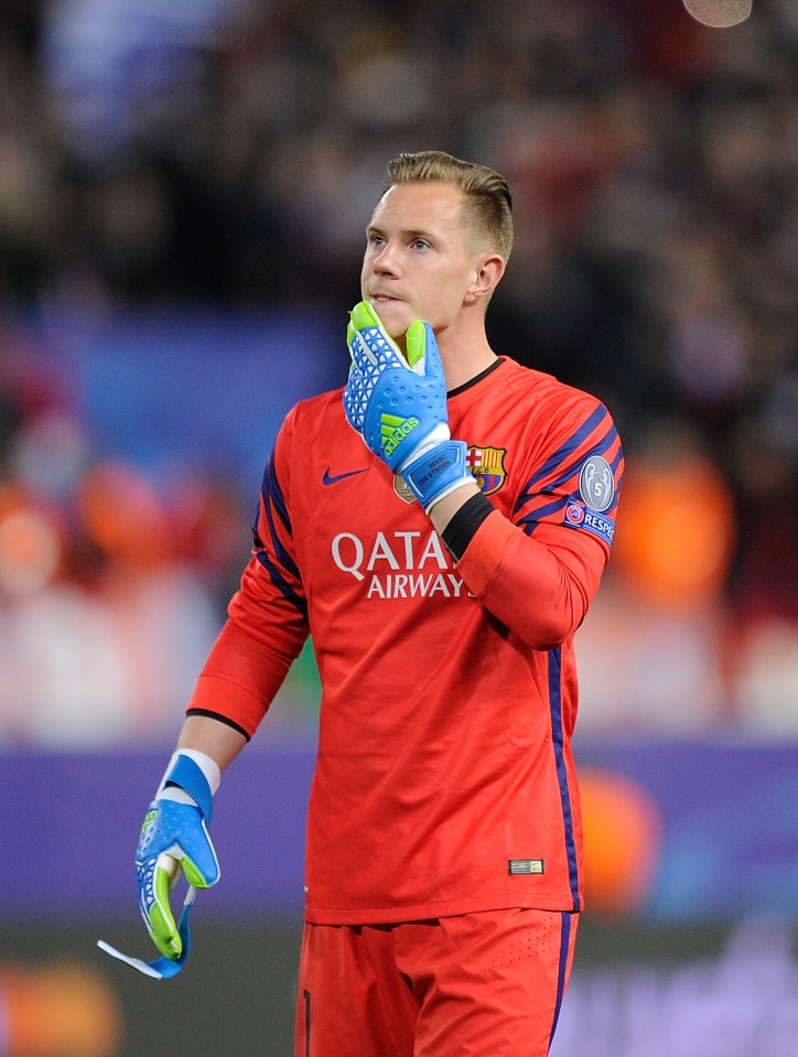 Ter Stegen showed he was pretty handy with his feet against Bilbao