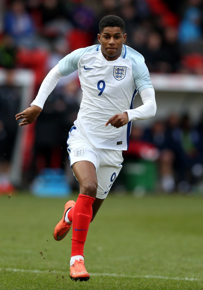  The striker was named in Gareth Southgate's England U21 squad