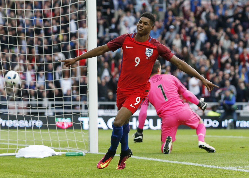  At the start of his summer Rashford made a flying start to his England career with a goal on debut against Australia