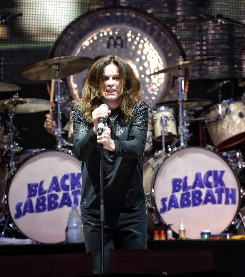  Ozzy Osbourne on stage - he'll be checking in to a sex addiction clinic when the tour is over