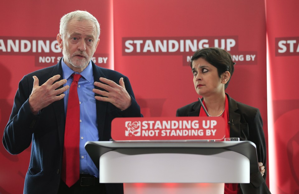 Jeremy Corbyn and Shami Chakrabarti