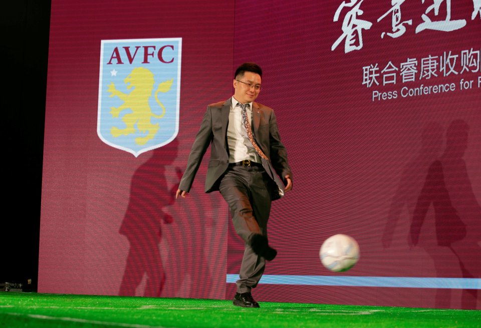  Villa owner Dr Tony Xia has sanctioned four signings so far this summer