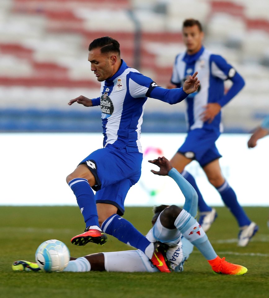 Lucas Perez struck 17 Liga goals for Deportivo in Spain last season