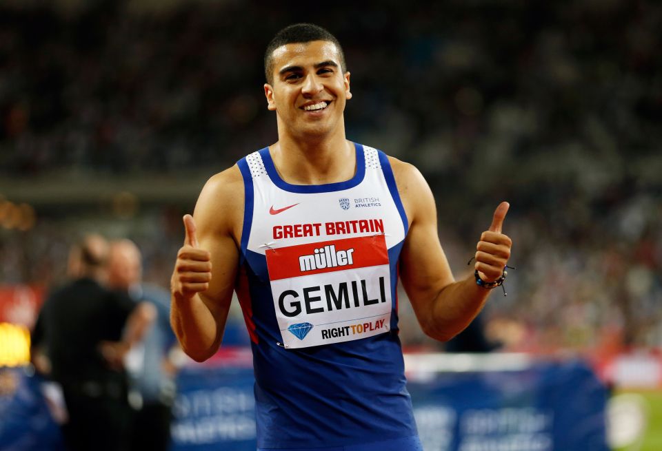  Adam Gemili was one of the athletes upgraded