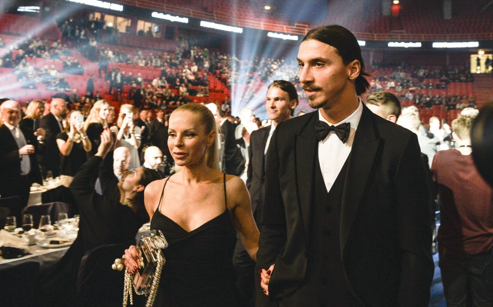  Zlatan Ibrahimovic pictured with wife Helena Seger in 2014