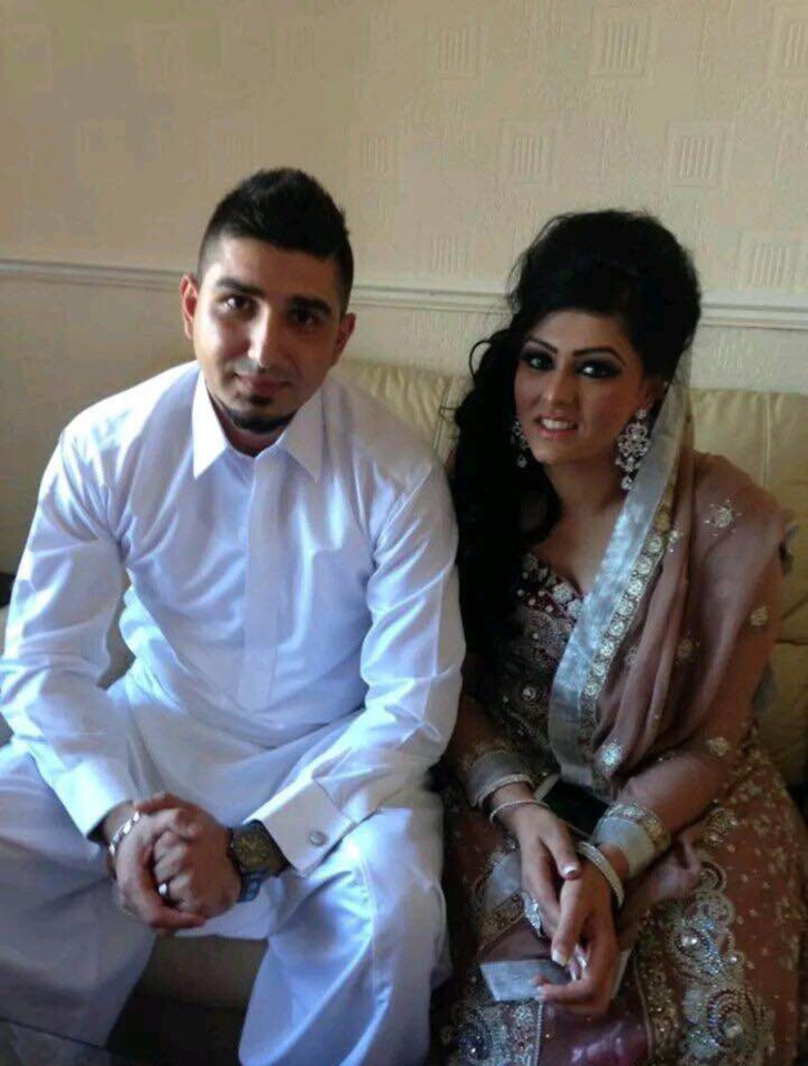 Beauty therapist Samia Shahid, of Bradford, with her husband Syed 