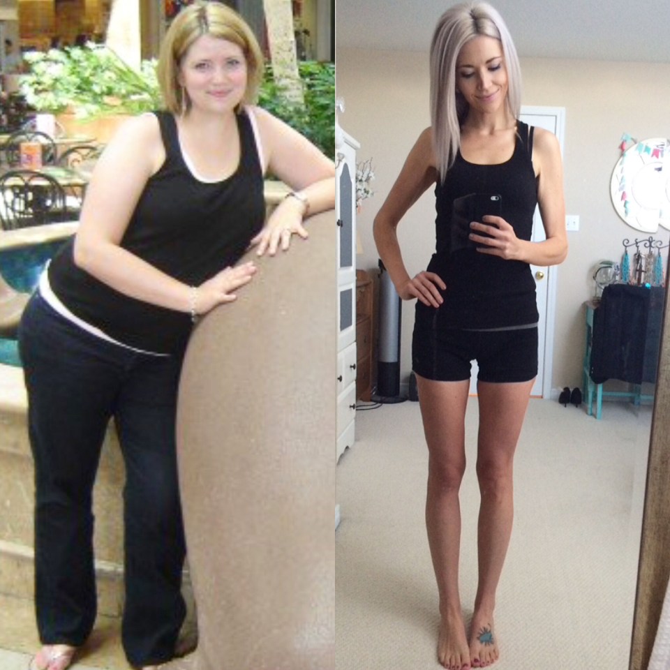  Sarah dropped from 16st to a skinny 7st