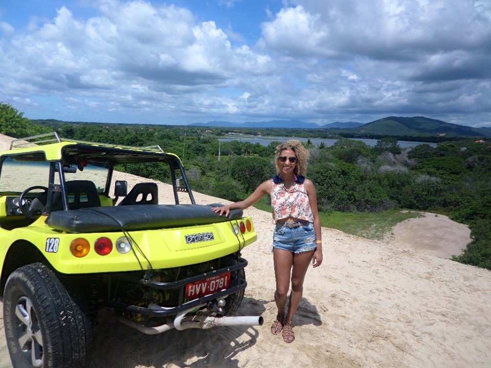  A sand buggy trip also takes in a peaceful lagoon 